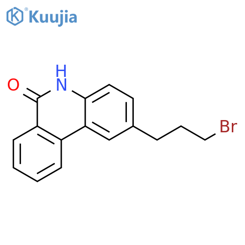 6(5H)-Phenanthridinone, 2-(3-bromopropyl)- structure
