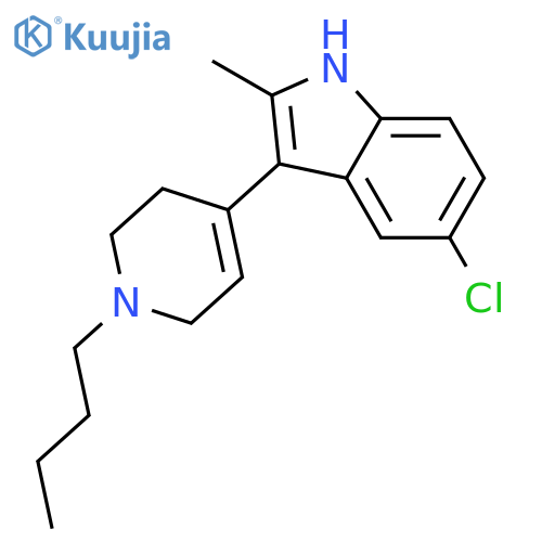1H-INDOLE, 3-(1-BUTYL-1,2,3,6-TETRAHYDRO-4-PYRIDINYL)-5-CHLORO-2-METHYL- structure