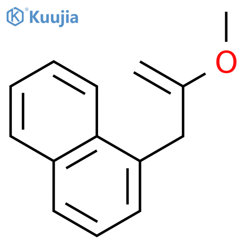 Naphthalene, 1-(2-methoxy-2-propenyl)- structure