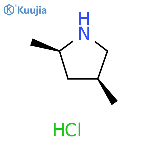 (2R,4S)-2,4-Dimethylpyrrolidine hydrochloride structure