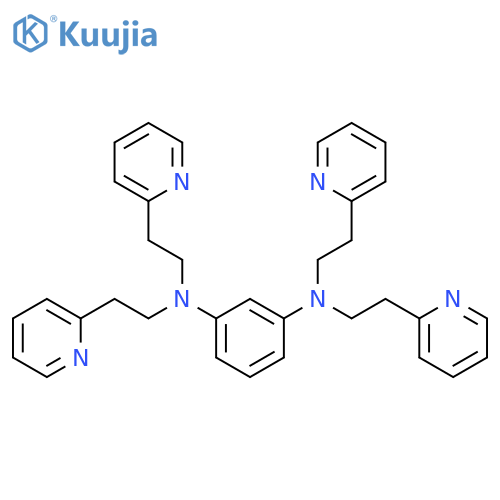1,3-Benzenediamine, N,N,N',N'-tetrakis[2-(2-pyridinyl)ethyl]- structure