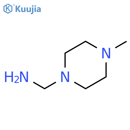1-Piperazinemethanamine, 4-methyl- structure