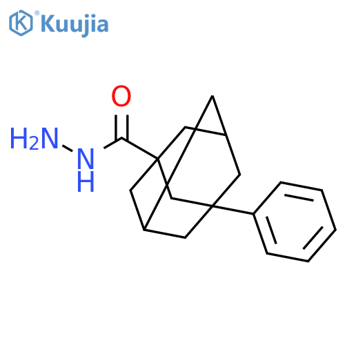 TRICYCLO[3.3.1.13,7]DECANE-1-CARBOXYLIC ACID, 3-PHENYL-, HYDRAZIDE structure