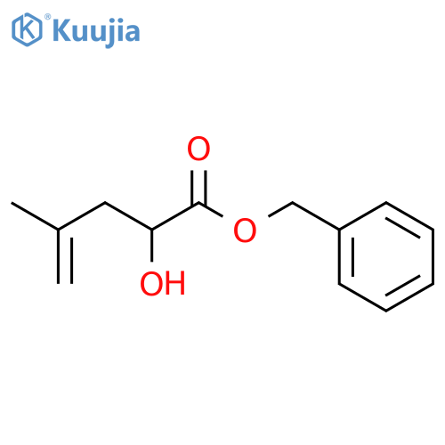 4-Pentenoic acid, 2-hydroxy-4-methyl-, phenylmethyl ester structure