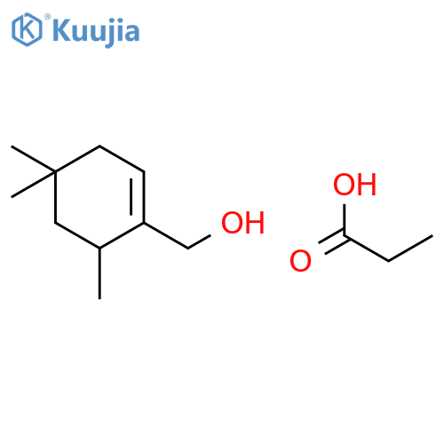 1-Cyclohexene-1-methanol, 4,4,6-trimethyl-, propanoate structure
