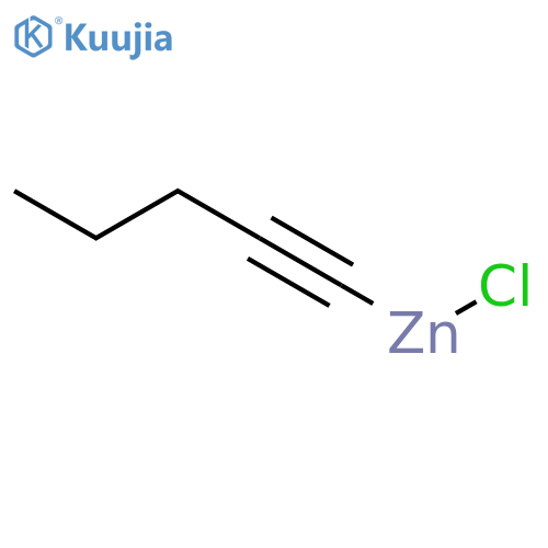 Zinc, chloro-1-pentynyl- structure