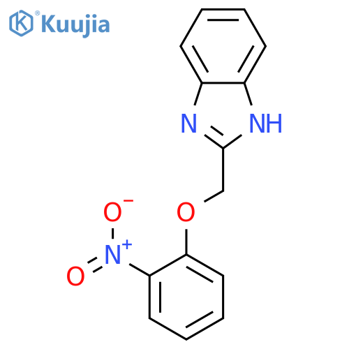 1H-BENZIMIDAZOLE, 2-[(2-NITROPHENOXY)METHYL]- structure