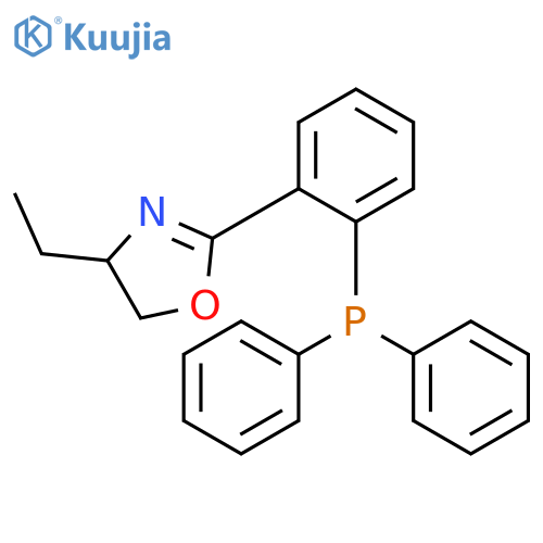 OXAZOLE, 2-[2-(DIPHENYLPHOSPHINO)PHENYL]-4-ETHYL-4,5-DIHYDRO- structure