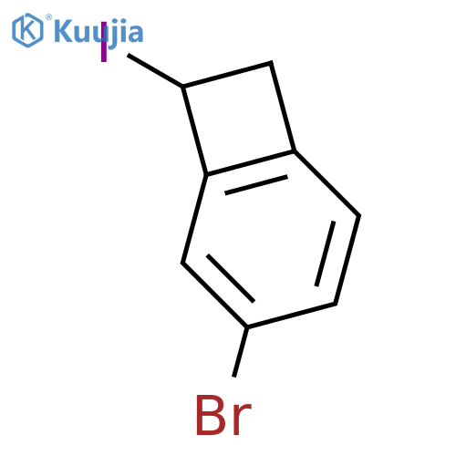 BICYCLO[4.2.0]OCTA-1,3,5-TRIENE, 3-BROMO-8-IODO- structure