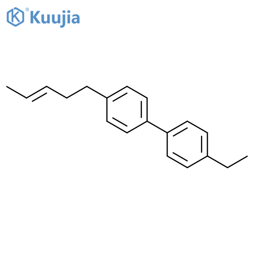 1,1'-BIPHENYL, 4-ETHYL-4'-(3E)-3-PENTENYL- structure