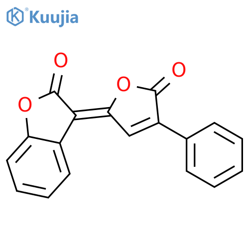 2(3H)-Benzofuranone, 3-(5-oxo-4-phenyl-2(5H)-furanylidene)-, (3E)- structure
