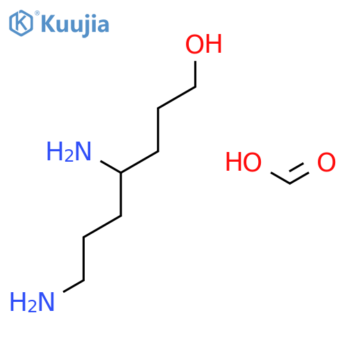 Formic acid, compd. with 4,7-diamino-1-heptanol structure