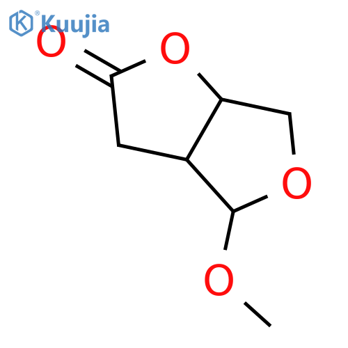 (3aS,4R,6aR)-Tetrahydro-4-methoxyfuro3,4-bfuran-2(3H)-one structure
