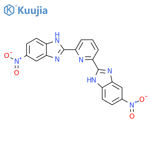 1H-Benzimidazole, 2,2'-(2,6-pyridinediyl)bis[6-nitro- structure