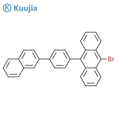 9-Bromo-10-[4-(2-naphthalenyl)phenyl]Anthracene structure