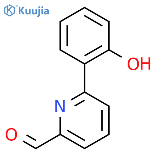 6-(2-Hydroxyphenyl)picolinaldehyde structure