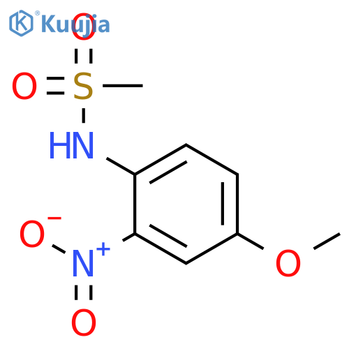 N-(4-methoxy-2-nitrophenyl)methanesulfonamide structure