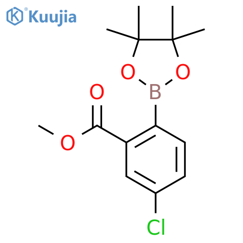 Methyl 5-Chloro-2-(Tetramethyl-1,3,2-Dioxaborolan-2-Yl)Benzoate structure