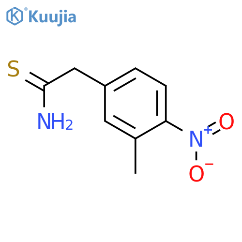 2-(3-methyl-4-nitrophenyl)ethanethioamide structure