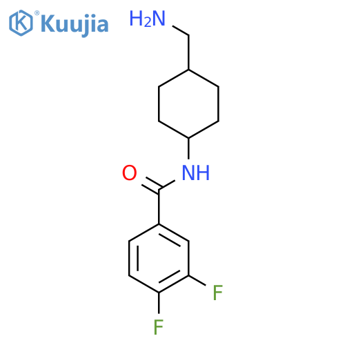 Benzamide, N-[cis-4-(aminomethyl)cyclohexyl]-3,4-difluoro- structure