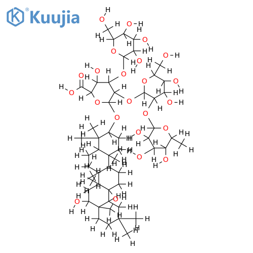 3-O-3)-O-2)-beta-D-galactopyranosyl-(1->2)>-beta-D-glucopyranuronosyl>protoprimulagenin structure