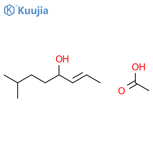 2-Octen-4-ol, 7-methyl-, acetate structure