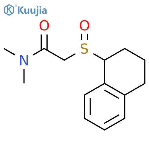 Acetamide, N,N-dimethyl-2-[(1,2,3,4-tetrahydro-1-naphthalenyl)sulfinyl]- structure
