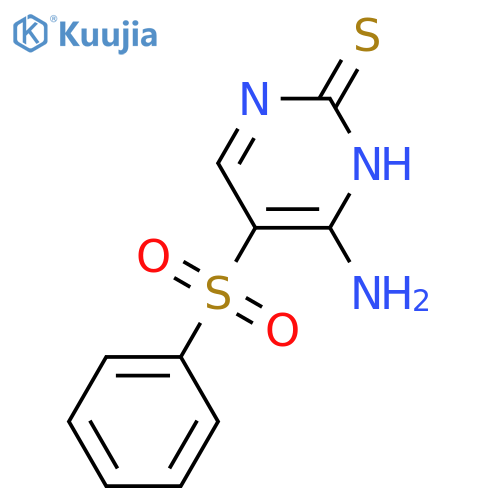4-amino-5-(benzenesulfonyl)-1,2-dihydropyrimidine-2-thione structure