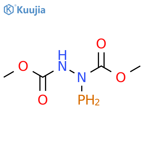 1,2-Hydrazinedicarboxylic acid, 1-phosphino-, dimethyl ester (9CI) structure
