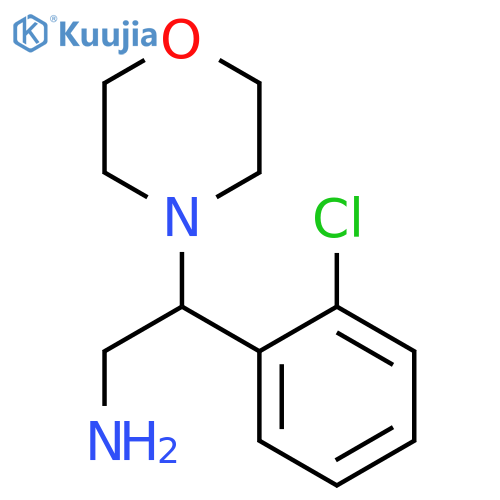 2-(2-chlorophenyl)-2-(morpholin-4-yl)ethan-1-amine structure