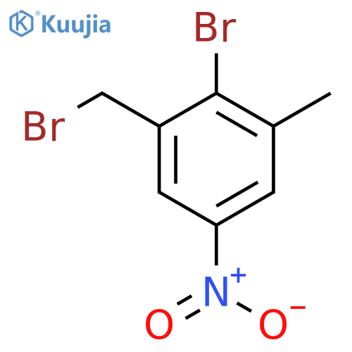 2-Bromo-1-(bromomethyl)-3-methyl-5-nitrobenzene structure