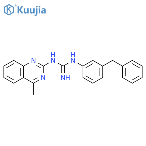 GUANIDINE, N-(4-METHYL-2-QUINAZOLINYL)-N'-[3-(PHENYLMETHYL)PHENYL]- structure