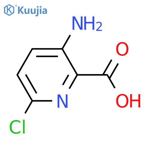 3-Amino-6-chloropyridine-2-carboxylic acid structure