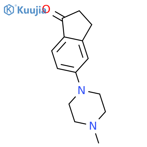 5-(4-Methyl-piperazin-1-yl)-indan-1-one structure