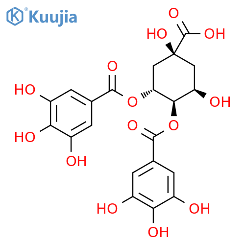3,4-Di-O-galloylquinic acid structure