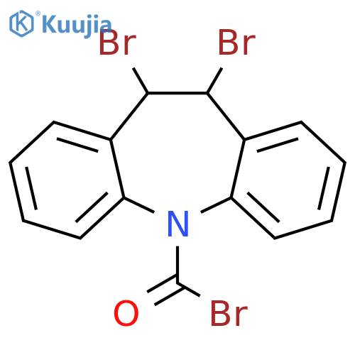 10,11-Dibromo-10,11-dihydro-5H-dibenzob,fazepine-5-carbonyl Bromide structure