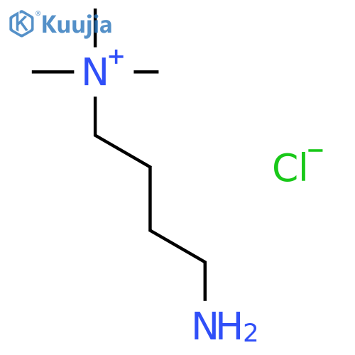 (4-aminobutyl)trimethylazanium chloride structure