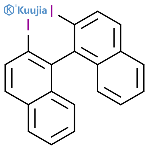 1,1'-Binaphthalene, 2,2'-diiodo-, (1R)- structure