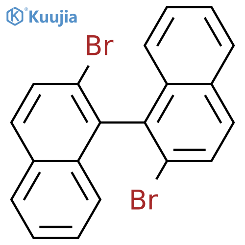 1,1'-Binaphthalene, 2,2'-dibromo-, (1R)- structure