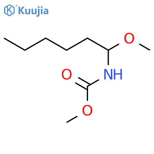 CARBAMIC ACID, (1-METHOXYHEXYL)-, METHYL ESTER structure