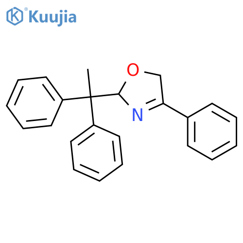 OXAZOLE, 2-(1,1-DIPHENYLETHYL)-2,5-DIHYDRO-4-PHENYL- structure