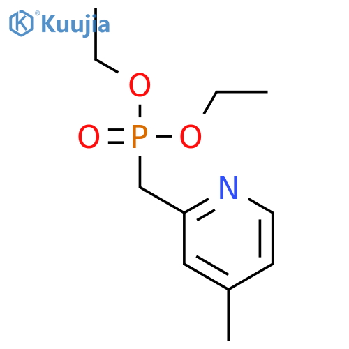 PHOSPHONIC ACID, [(4-METHYL-2-PYRIDINYL)METHYL]-, DIETHYL ESTER structure