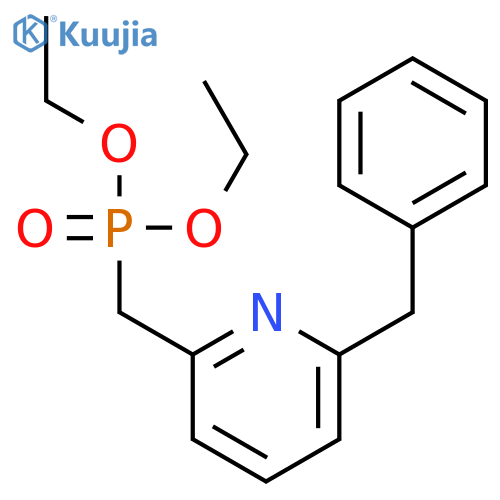 PHOSPHONIC ACID, [[6-(PHENYLMETHYL)-2-PYRIDINYL]METHYL]-, DIETHYL ESTER structure