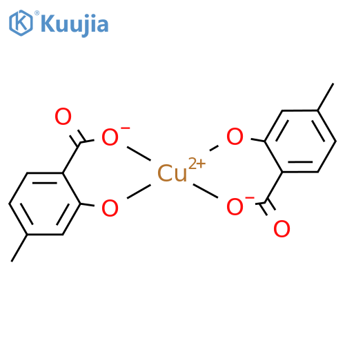 Bis-(4-methylsalicyl)cuprate structure