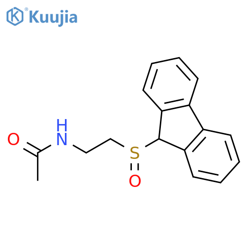 Acetamide, N-[2-(9H-fluoren-9-ylsulfinyl)ethyl]- structure