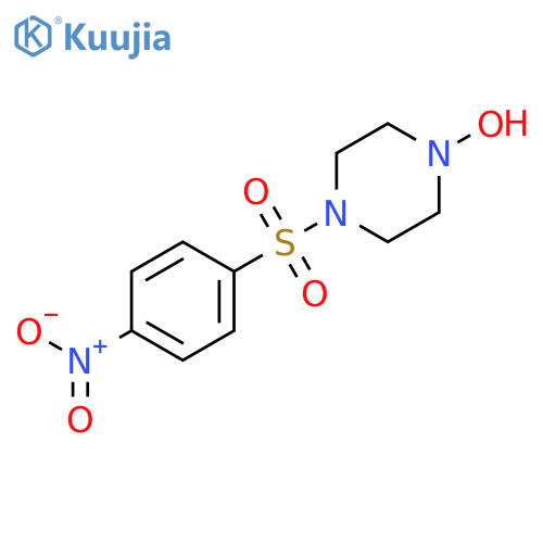 Piperazine, 1-hydroxy-4-[(4-nitrophenyl)sulfonyl]- structure