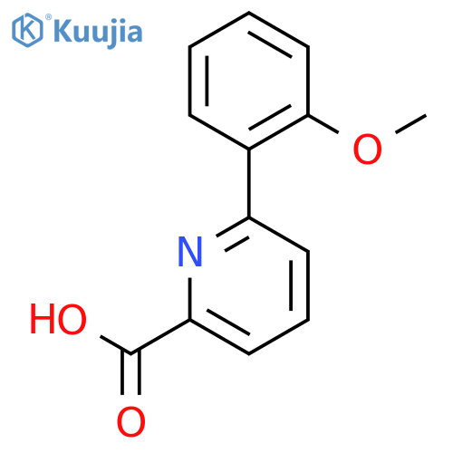 6-(2-Methoxyphenyl)picolinic acid structure
