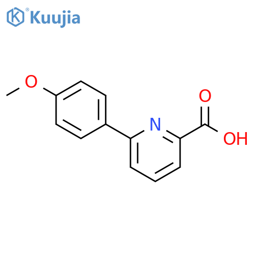 6-(4-Methoxyphenyl)picolinic acid structure