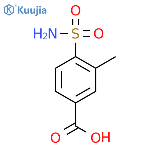 3-methyl-4-sulfamoylbenzoic Acid structure