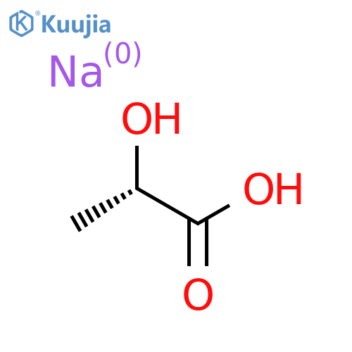 L-(+)-Lactic Acid Sodium Salt structure